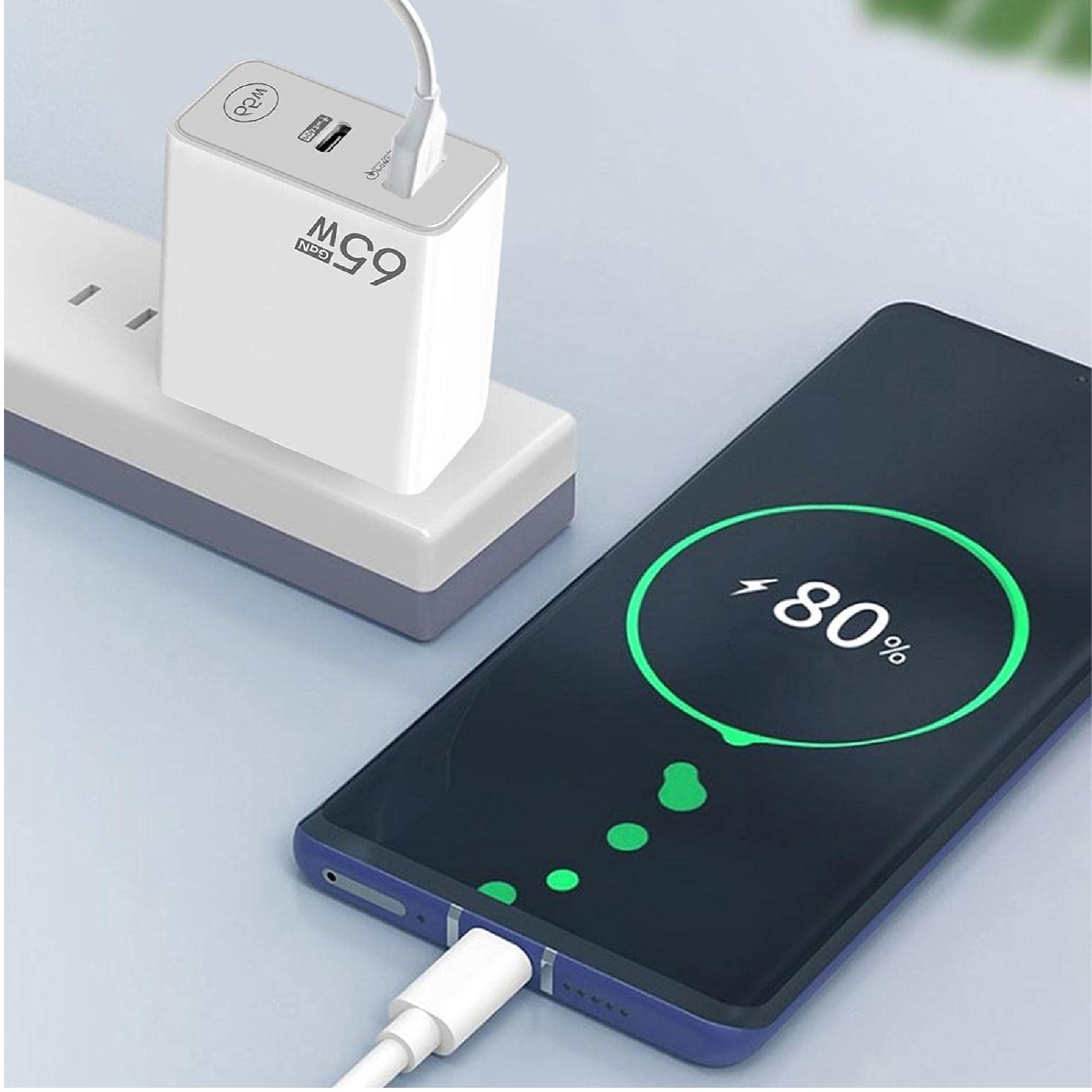 Miniatura 4 de Cargador Celular 65w Carga Rapida Pared